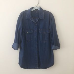 Button Down Jean Shirt - Free People